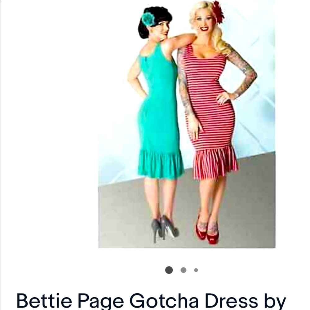Red Stripe Wiggle Dress